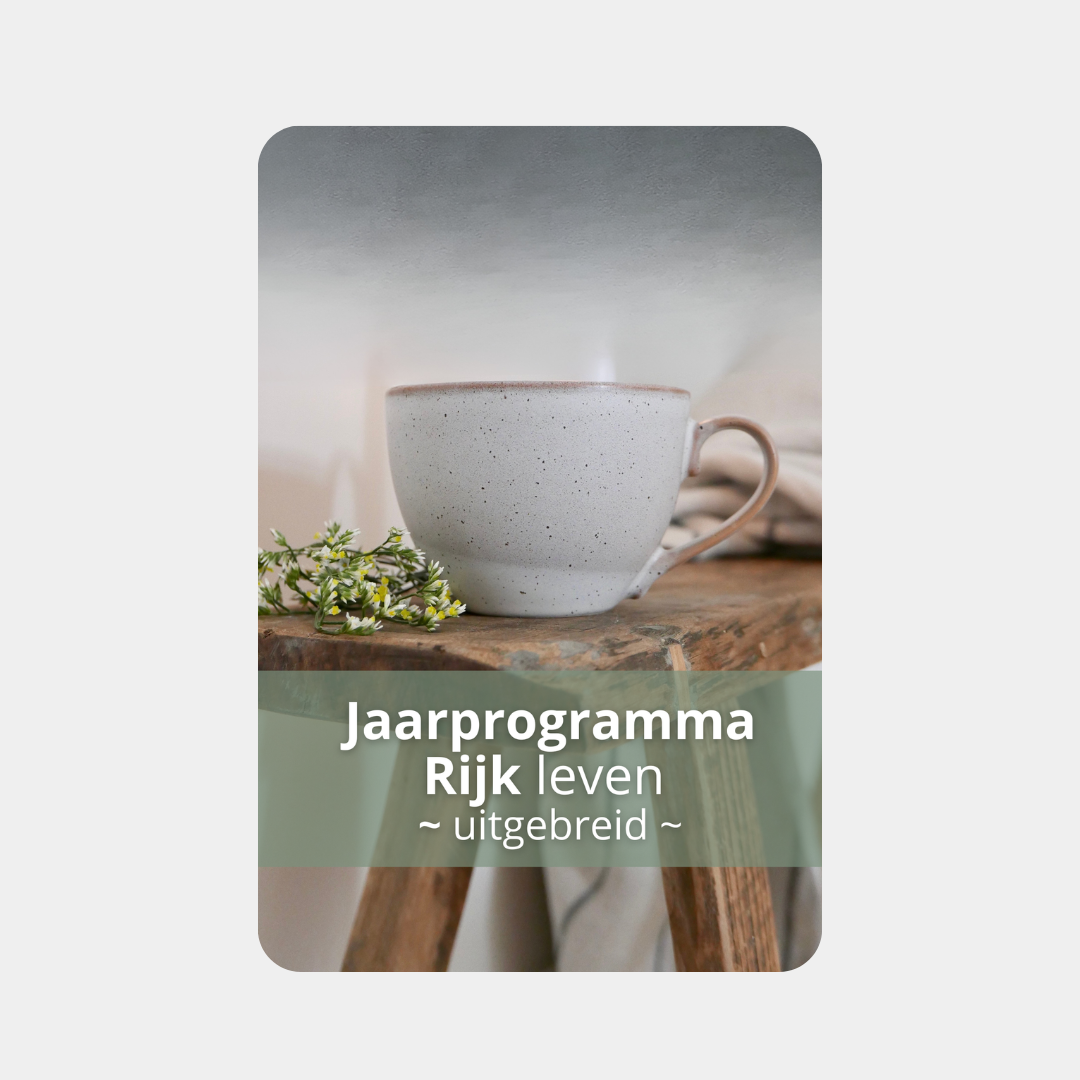 Jaarprogramma Rijk leven - uitgebreid