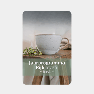 Jaarprogramma Rijk leven - basis